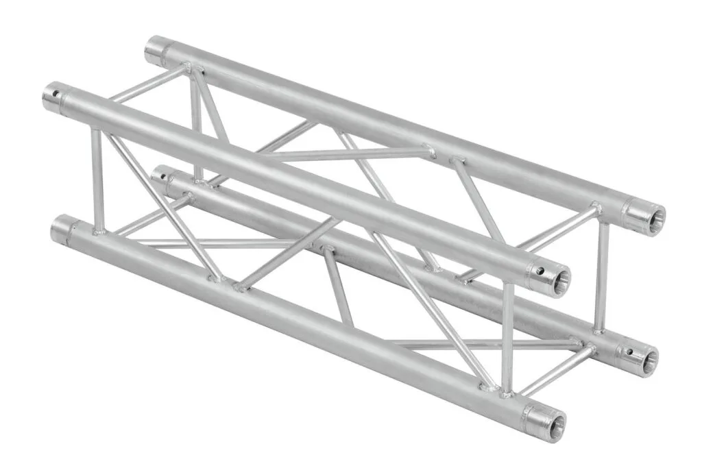 Aluminium-Traverse mit Streben für Bühnenbau und Eventtechnik.